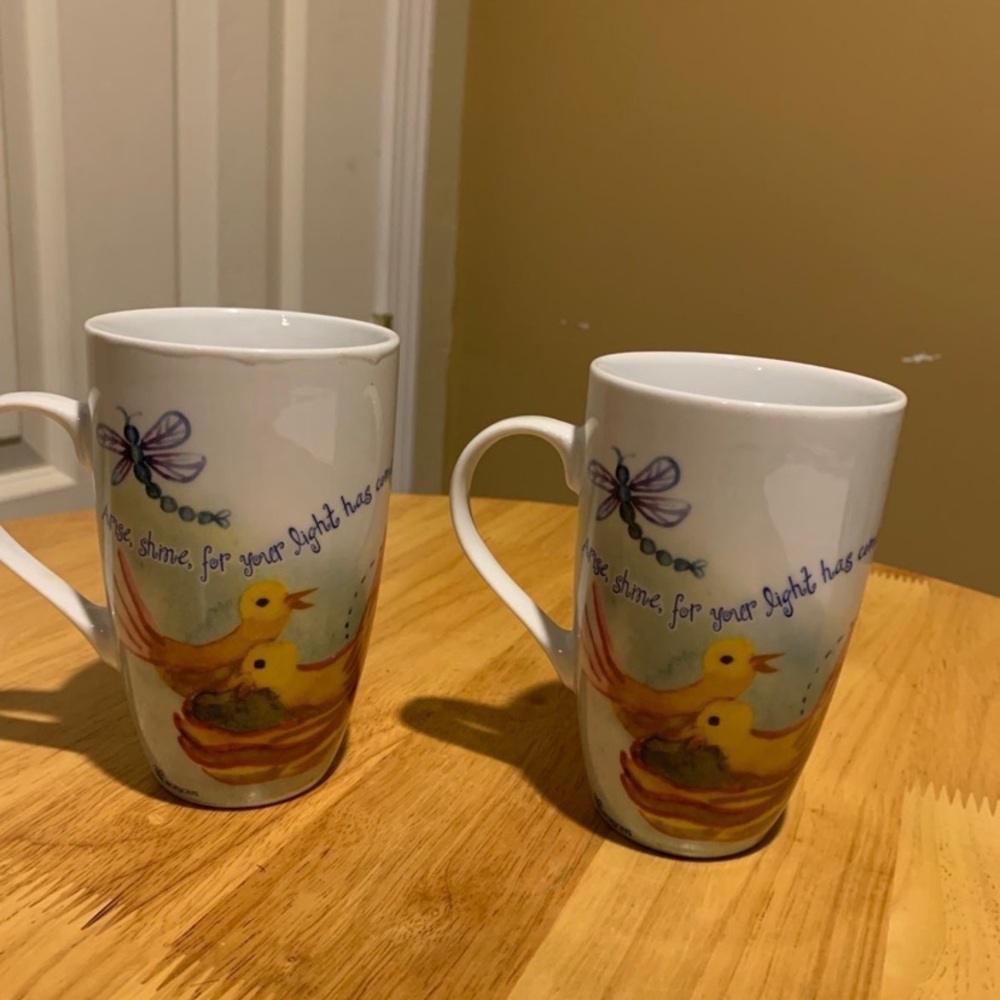 2 Coffee Mugs By Common Grounds “ Isaiah 60:1